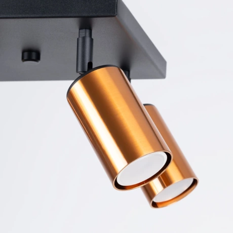 Ceiling lamp WINX 4 black/cooper