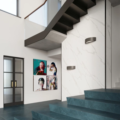 Wall lamp ceramic ATENA black