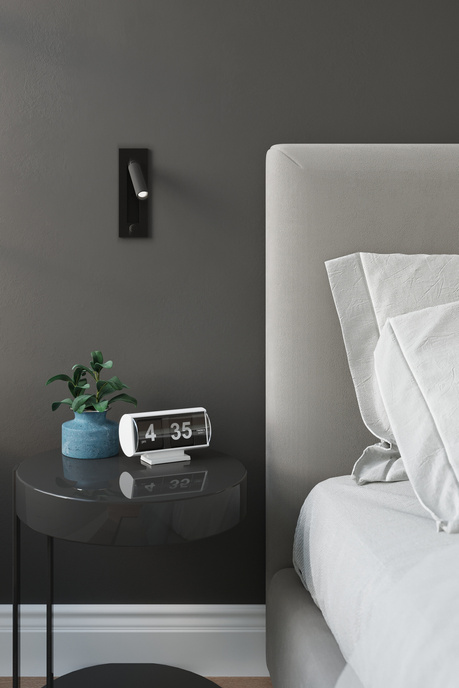 Wall lamp ENIF black + 1x LED Bulb G9 4000K Cool White 4.5W 530lm