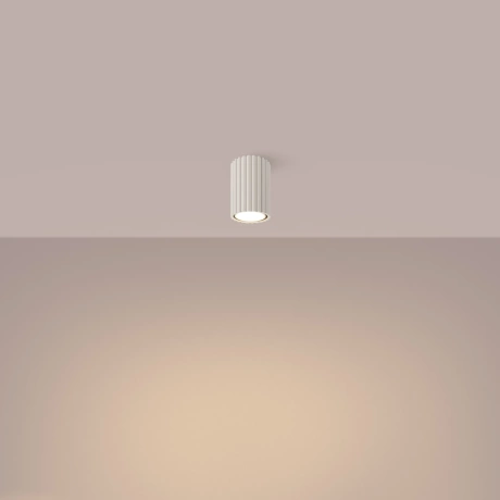 Ceiling lamp KARBON 10 beige