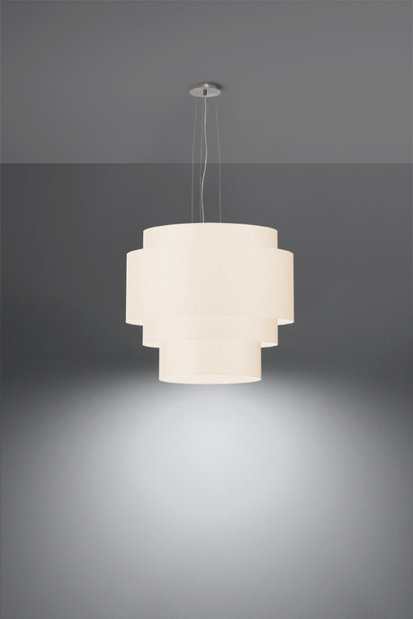 Chandelier REFLEXION 50 white + 5x LED Bulb E27 3000K Warm 7.5W 620lm