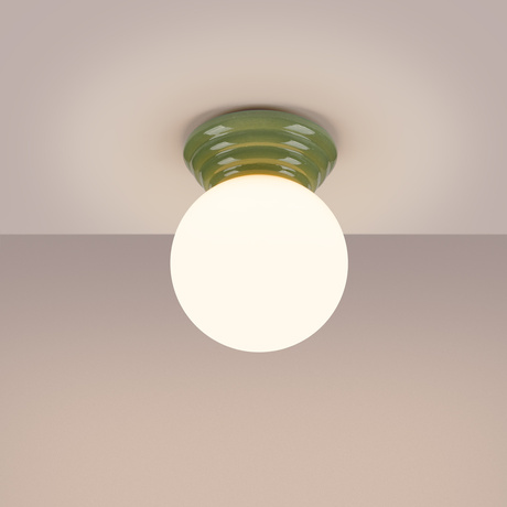 Ceiling lamp ZORI green IP44