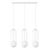 Ceiling pendant BRINA 3L white + 3x LED Bulb G9 3000K Warm 4.5W 450lm