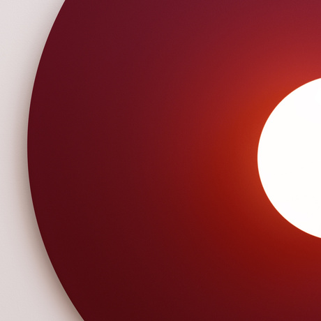 Wall lamp AKE 50 burgundy