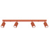 Ceiling lamp KARBON 4L red ochre