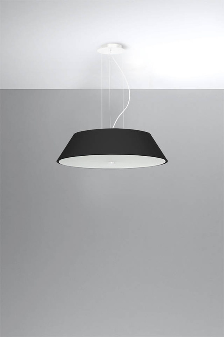 Chandelier VEGA 60 black + 5x LED Bulb E27 3000K Warm White 7.5W 620lm