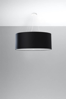 Chandelier OTTO 70 black + 6x LED Bulb E27 3000K Warm 7.5W 620lm