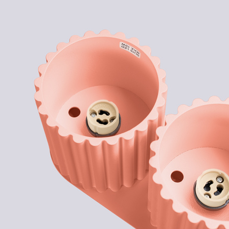 Ceiling lamp AURA 2 peach GU10