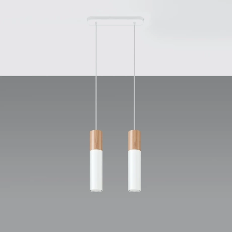 Pendant lamp PABLO 2 white
