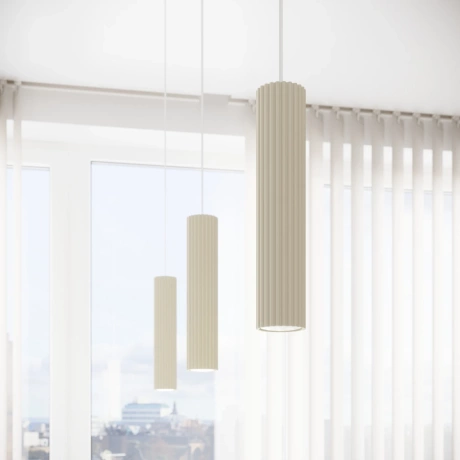 Pendant lamp KARBON 1 beige