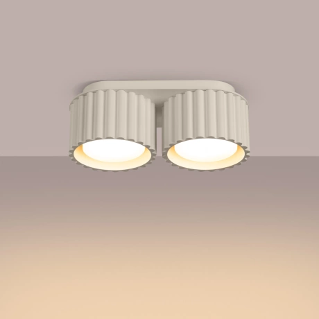 Ceiling lamp AURA 2 beige Gx53