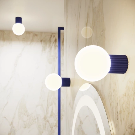 Wall lamp HALO ultramarine IP44