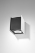 Wall lamp STEREO 1 black/white
