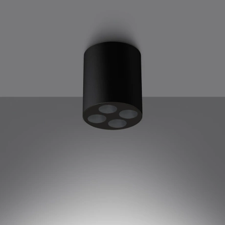 Ceiling lamp ZOE black LED