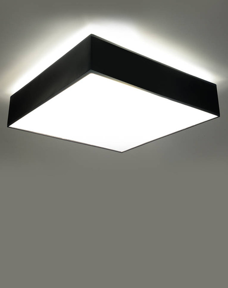 Ceiling lamp HORUS 55 BLACK + 4x LED Bulb E27 4000K Cool White 7,5W 650lm