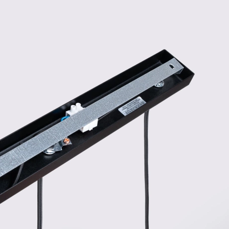 Pendant lamp KARBON 3L black