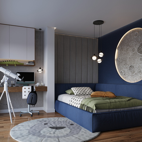 Pendant lamp HYPERION 1 black + 1x LED Bulb G9 3000K Warm 4.5W 450lm