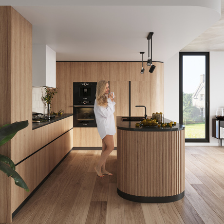 Ceiling lamp NORANO black + 1x LED Bulb GU-10 3000K Warm 7W 620lm