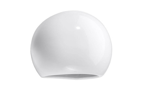 Wall lamp painted GLOBE white gloss + 1x LED bulb E27 4000K Cool white 7.5W 650lm