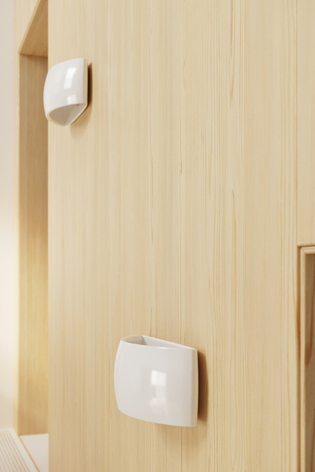 Wall lamp painted PONTIUS in glossy white + 1x LED Bulb G9 4000K Cool White 4.5W 530lm