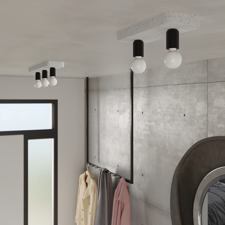 Ceiling lamp TAVO 3 + 3x LED Bulb E27 3000K 7W 760lm.