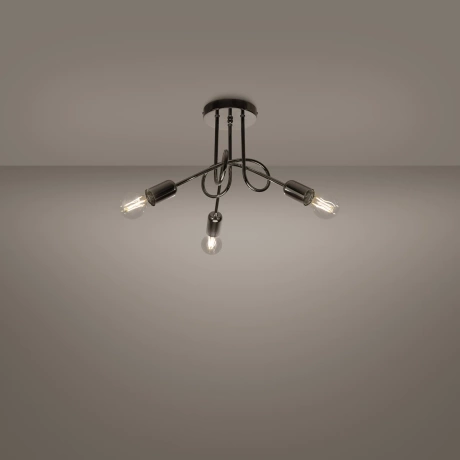 Chandelier LOOP 3 chrome