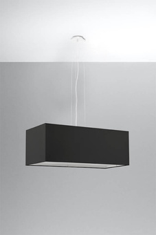 Chandelier SANTA BIS 80 black + 3x LED Bulb E27 3000K Warm 7.5W 620lm