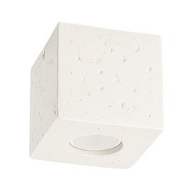 Ceiling lamp QUAD concrete beige