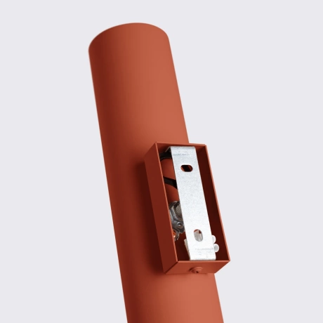 Wall lamp LAGOS 2 red ochre