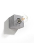 Wall lamp ARIZ concrete + LED Bulb E27 4000K Cold 7.5W 650lm 1x