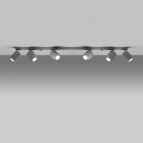 Ceiling lamp MERIDA 6L grey