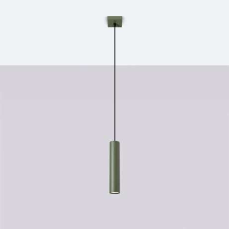 Pendant lamp LAGOS 1 olive green
