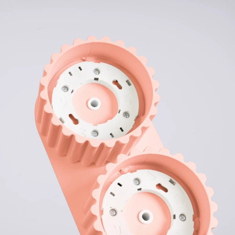 Ceiling lamp AURA 2 peach Gx53