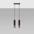 Pendant lamp LOOPEZ 2 black/copper