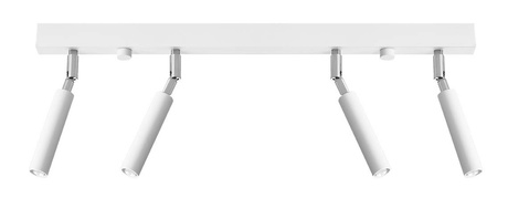 Ceiling lamp EYETECH 4 white + 4x LED Bulb G9 3000K Warm 4.5W 510lm