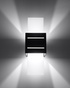 Wall lamp LORETO black + 1x LED Bulb G9 3000K Warm 4,5W 510lm