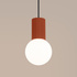 Pendant lamp HALO 1 red ochra