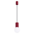 Pendant lamp HALO 1 burgundy
