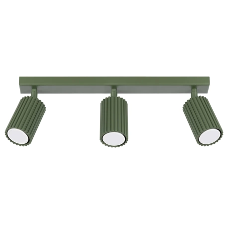 Ceiling lamp KARBON 3L olive green