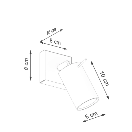 Wall lamp RING beige