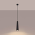 Pendant lamp ELECTRA black concrete + 1x LED Bulb GU-10 3000K Warm 7W 510lm