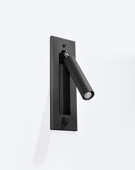 Wall lamp ENIF black + 1x LED Bulb G9 4000K Cool White 4.5W 530lm