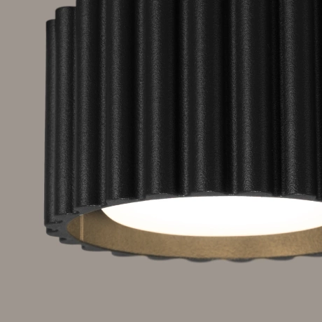 Ceiling lamp AURA 1 black Gx53
