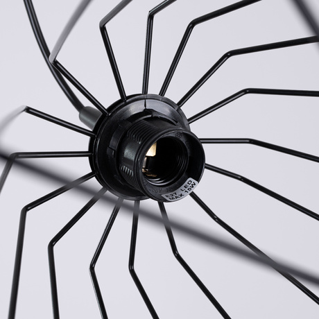 Pendant lamp TRAPO black