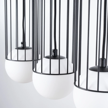 Pendant lamp BRINA 3L black