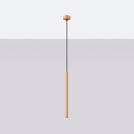 Pendant lamp ARCHE 1 gold + 1x LED Bulb G9 3000K Warm White 4.5W 450lm