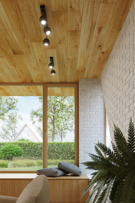 Ceiling lamp OCULARE 4L black + 4x LED Bulb GU-10 4000K Cool White 7W 630lm