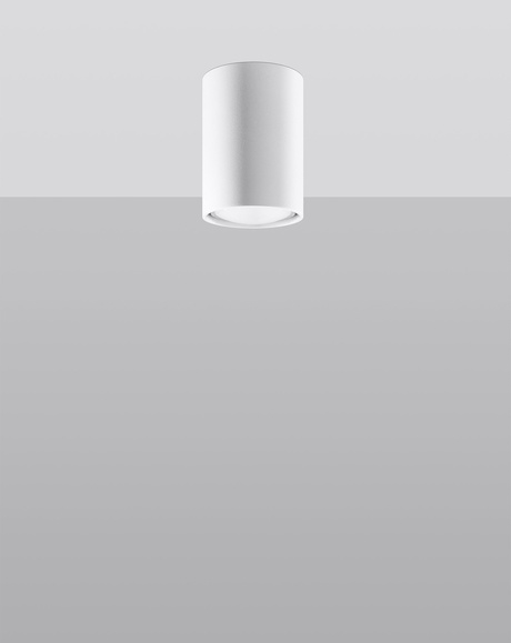 Ceiling lamp LAGOS 10 white +1x LED Bulb GU-10 4000K Cool 7W 630lm