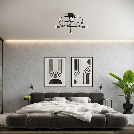 Chandelier LEVAR 4 black