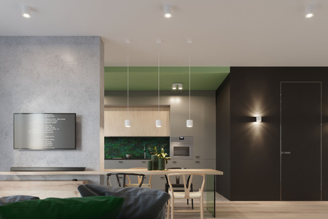 Wall lamp ORBIS white + 1x LED bulb G9 3000K Warm 4.5W 510lm